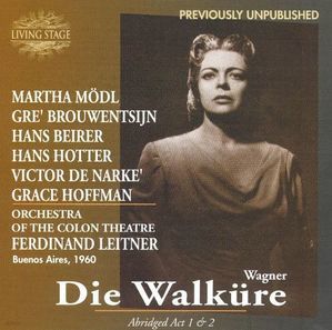 Ferdinand Leitner, Martha Modl / Wagner : Die Walkure (Abridged) (2CD/수입/LS4035170)