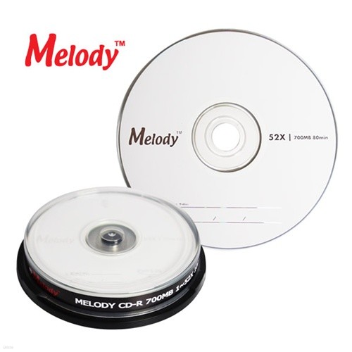 MEL 700M CD-R 52배속 10P CAKE