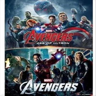 Marvel's Avengers 2-movie Collection (마블 어벤져스 컬렉션)(지역코드1)(한글무자막)(DVD)