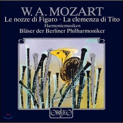 Blaser der Berliner Philharmoniker — 피가로의 결혼, 티토 왕의 자비 (Mozart: Le Nozze di Figaro, La Clemenza di Tito) 베를린 필하모니 관악 앙상블 앨범 커버