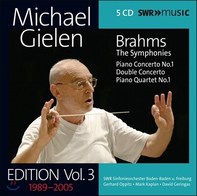 미하엘 길렌 에디션 3집 - 브람스: 교향곡 전곡, 피아노 협주곡, 피아노 사중주 (Michael Gielen Edition Vol.3 1989-2005)