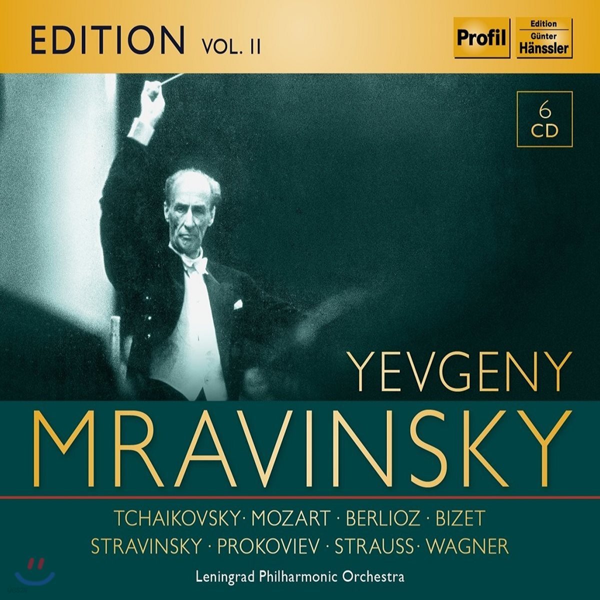 예브게니 므라빈스키 에디션 2집 (Evgeni Mravinsky Edition Vol. 2 - Tchaikovsky / Mozart / Berlioz / Stravinsky / Wagner)