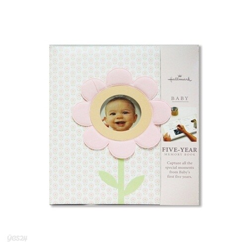 홀마크 3링 베이비 메모리북 성장앨범 Pink Garden(BBA3879) - 첫 돌까지
