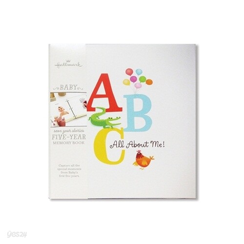 홀마크 3링 베이비 메모리북 성장앨범 Retro Alphabet (BBA7019) - 첫 돌까지