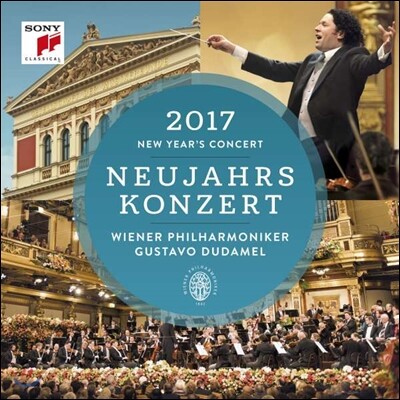 Wiener Philharmoniker,Wiener Singverein,Gustavo Dudamel — Gustavo Dudamel 2017 빈 신년음악회 (New Year's Concert 2017) 구스타보 두다멜, 빈 필하모닉 앨범 커버