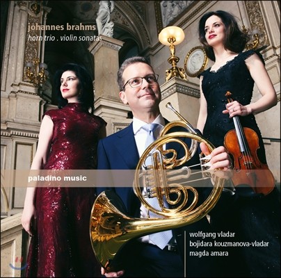 Bojidara Kouzmanova-Vladar : ̿ø ҳŸ 1, 3, ȣ  (Brahms: Horn Trio Op.40, Violin Sonatas Op.78, Op.108)  , ٶ 
