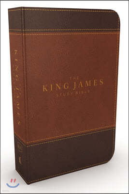 The King James Study Bible, Imitation Leather, Brown, Full-Color Edition