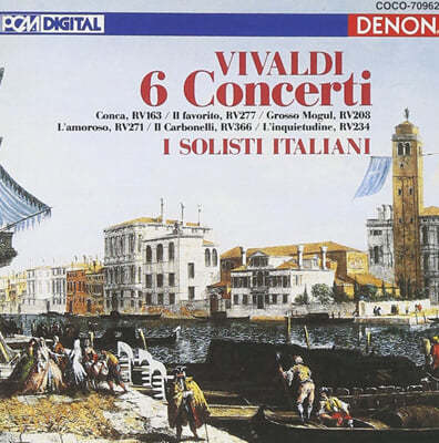 I Solisti Italiani ߵ: 6 ̿ø ְ (Vivlaid: 6 Concerti RV.163, 277, 208, 271, 366, 234)