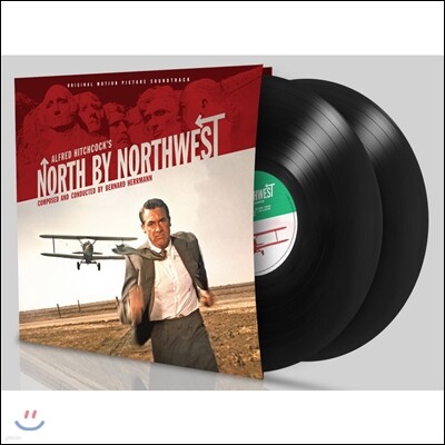 Bernard Herrmann — 북북서로 진로를 돌려라 영화음악 (North by Northwest OST by Bernard Herrmann 버나드 허먼) 앨범 커버