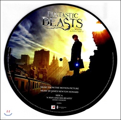 James Newton Howard — 신비한 동물사전 영화음악 (Fantastic Beasts And Where To Find Them OST by James Newton Howard 제임스 뉴튼 하워드) 앨범 커버