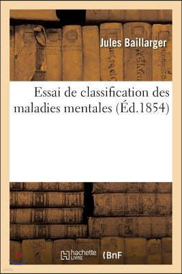 Essai de Classification Des Maladies Mentales