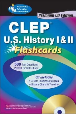 CLEP(R) U.S. History I & II Flashcards W/CD [With CDROM]