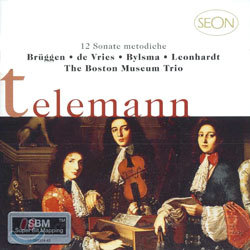 Telemann : 12 Sonate Metodiche : BruggenDe VriesBylsmaLeonhardtBoston Museum Trio