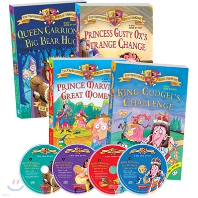 The Crunchbone Castle Chronicles 크런치본 4종 세트 (Book+CD)