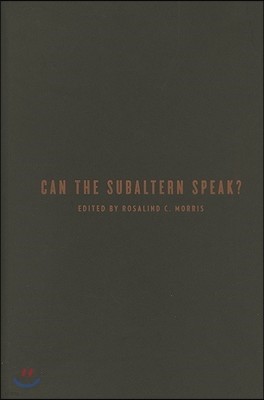Can the Subaltern Speak?: Reflections on the History of an Idea