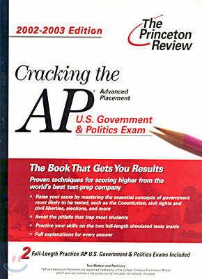 Cracking the Ap U.S. Government and Politics Exam, 2002-2003