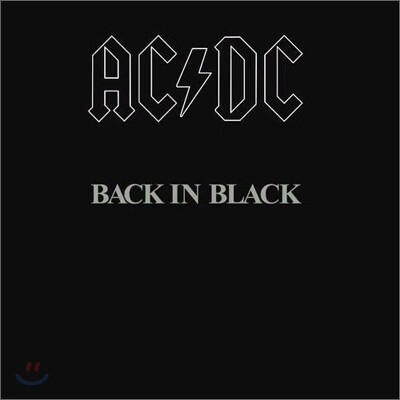 AC/DC — Back In Black 앨범 커버