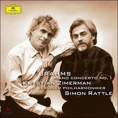 Berliner Philharmoniker,Krystian Zimerman,Simon Rattle,Johannes Brahms — Krystian Zimerman 브람스: 피아노 협주곡 1번 - 크리스티안 지메르만 앨범 커버