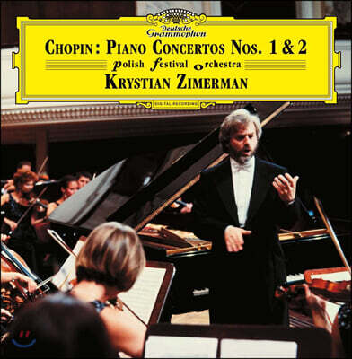 Krystian Zimerman,Krystian Zimerman,Frederic Chopin,Polish Festival Orchestra — Krystian Zimerman 쇼팽: 피아노 협주곡 1, 2번 - 크리스티안 지메르만 앨범 커버