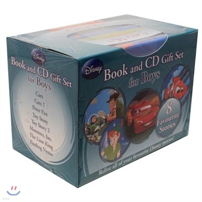 Disney Book and CD Gift Set for Boys