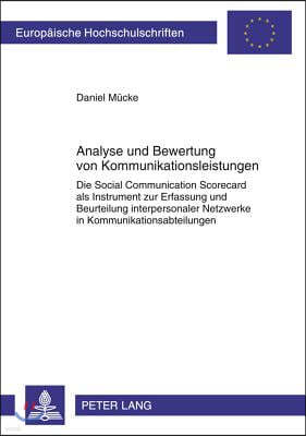 Analyse Und Bewertung Von Kommunikationsleistungen