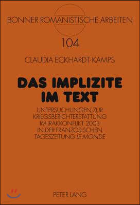 Das Implizite im Text