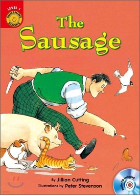 Sunshine Readers Level 1 : The Sausage (Book & QRڵ)