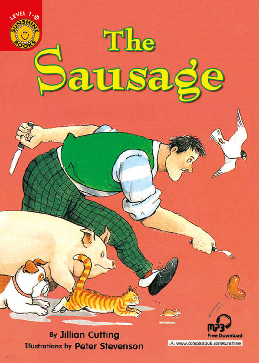 Sunshine Readers Level 1 : The Sausage (Book & QR코드)