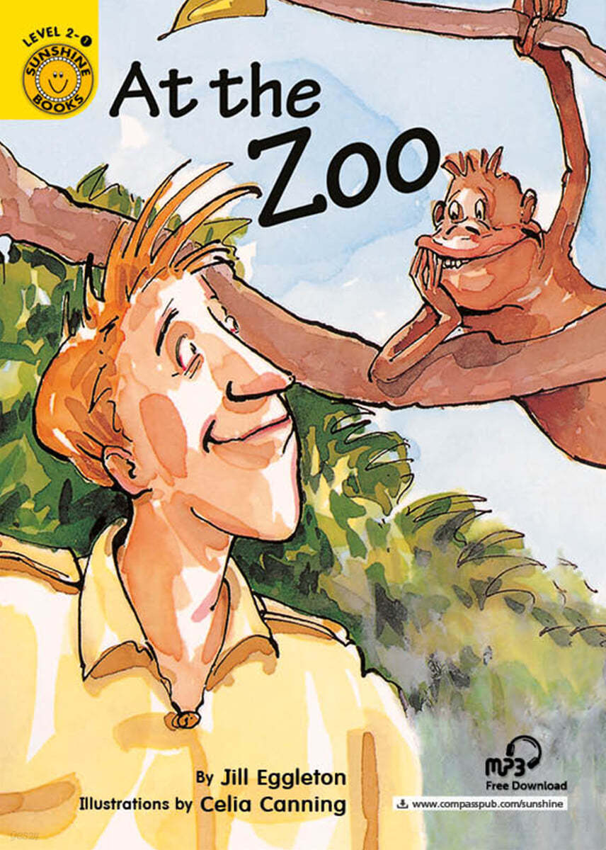 Sunshine Readers Level 2 : At the Zoo (Book &amp; QR코드) 