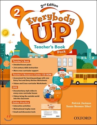 Everybody Up 2 : Teacher's Book with DVD & Online Practice, 2/E