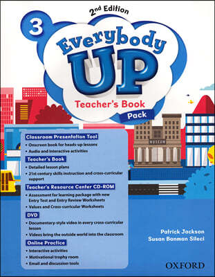 Everybody Up 3 : Teacher's Book Pack, 2/E