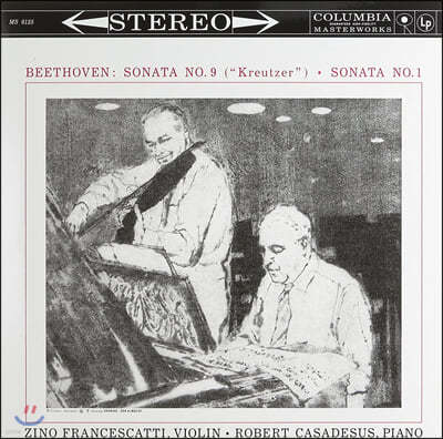 Zino Francescatti / Robert Casadesus 亥: ̿ø ҳŸ 9 'ũó', 1 (Beethoven: Violin Sonata No.9 'Kreutzer', No.1)  üīƼ, κ īڵ彬 [LP]