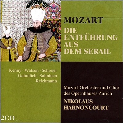 Peter Schreier / Nikolaus Harnoncourt 모차르트: 후궁탈출 - 페터 슈라이어, 니콜라우스 아르농쿠르 (Mozart: Die Entfuhrung aus dem Serail)