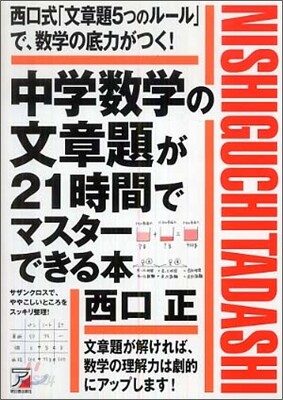 中學數學の文章題が21時間でマスタ-できる本
