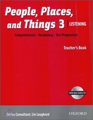 People, Places, and Things 3 Listening : Teacher's Book with CD