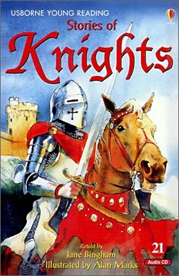 Usborne Young Reading Audio Set Level 1-21 : Stories of Knights (Book & CD)
