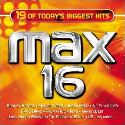 Max 16 (맥스 16집): 19 Of The Today's Biggest Hits