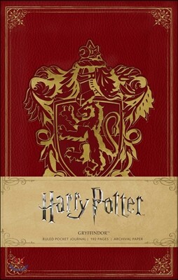 Harry Potter: Gryffindor Ruled Pocket Journal