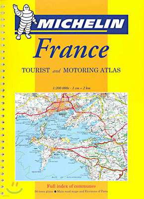 Michelin France Tourist and Motoring Atlas