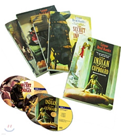 Indian in the Cupboard 5 Ʈ : #1 - #5 (Book + CD)