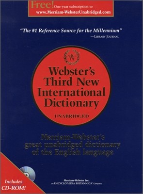 Webster's Third New International Dictionary, Unabridged with CD-ROM