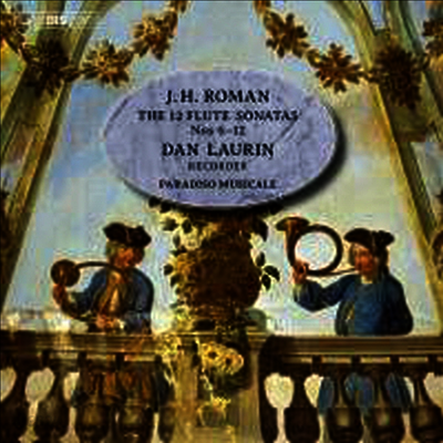 로만: 12개의 플루트 소나타 6번 - 12번 리코더 연주반 (Roman: 12 Flute Sonatas Nos.6 - 12 for Recorder) (SACD Hybrid) - Dan Laurin