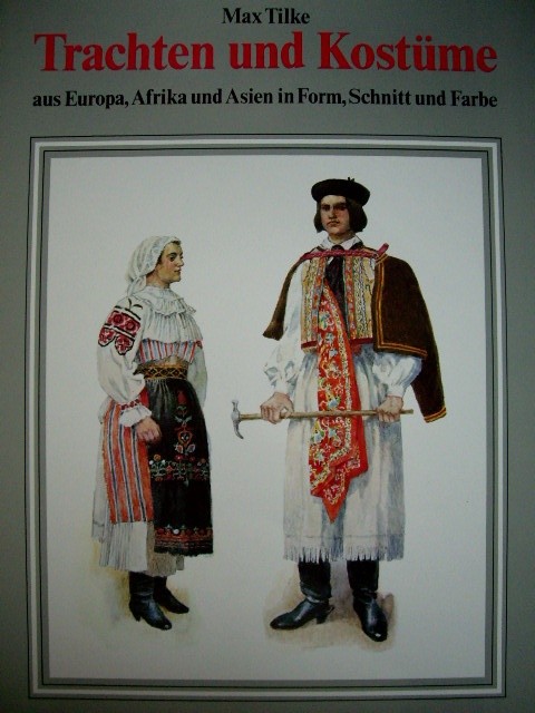 Trachten und Kostume aus Europa, Afrika und Asien in Form, Schnitt und Farbe (Hardcover) - German Edition