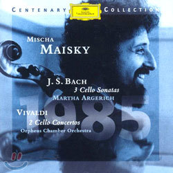 1985Mischa Maisky - Bach : 3 Cello SonatasVivaldi : 2 Cello Concertos