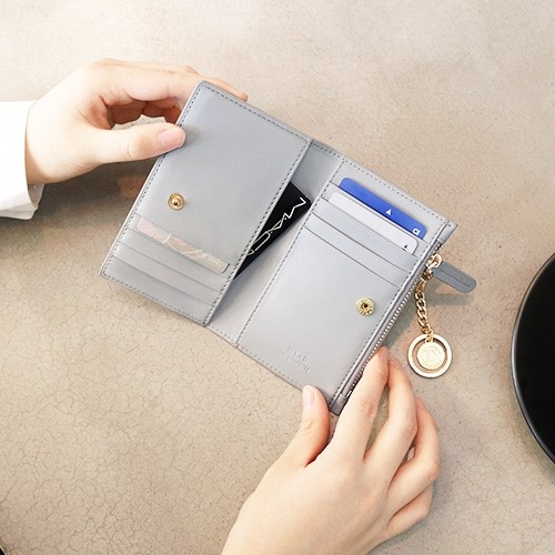 D.LAB Coin Card wallet  - Gray
