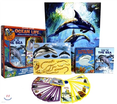 Discover Nature Ocean Life Books & Viewable Fact Cards