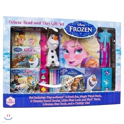 [ũġ Ư] Disney Frozen Deluxe Read and Play Gift Set, Cuddly Thomas & Books for Kids