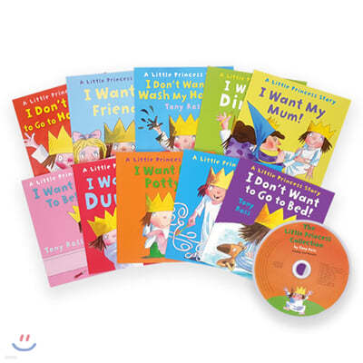 Ʋ   & CD Ʈ : Little Princess 10 Books + CD Set