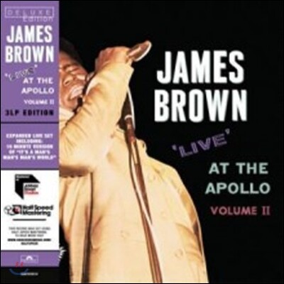 James Brown — Live At The Apollo Vol. II (1967년 6월 아폴로 극장 라이브) 앨범 커버