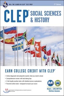 Clep(r) Social Sciences & History Book + Online, 2nd Ed.